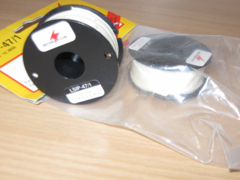 Induttanza Monacor LSIP-47/2 – 0,47 MH 0,85 Mm – Bobina D'Aria Universale