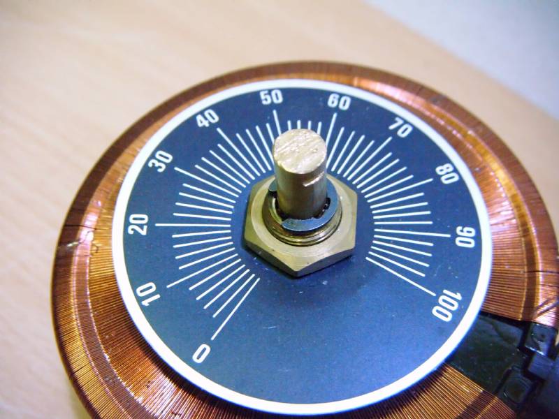 10 Pezzi Quadranti Per Potenziometro Con Manopola Di Controllo – Uxcell, Diametro 41mm, Pannello Frontale 0-100 - Foto 2