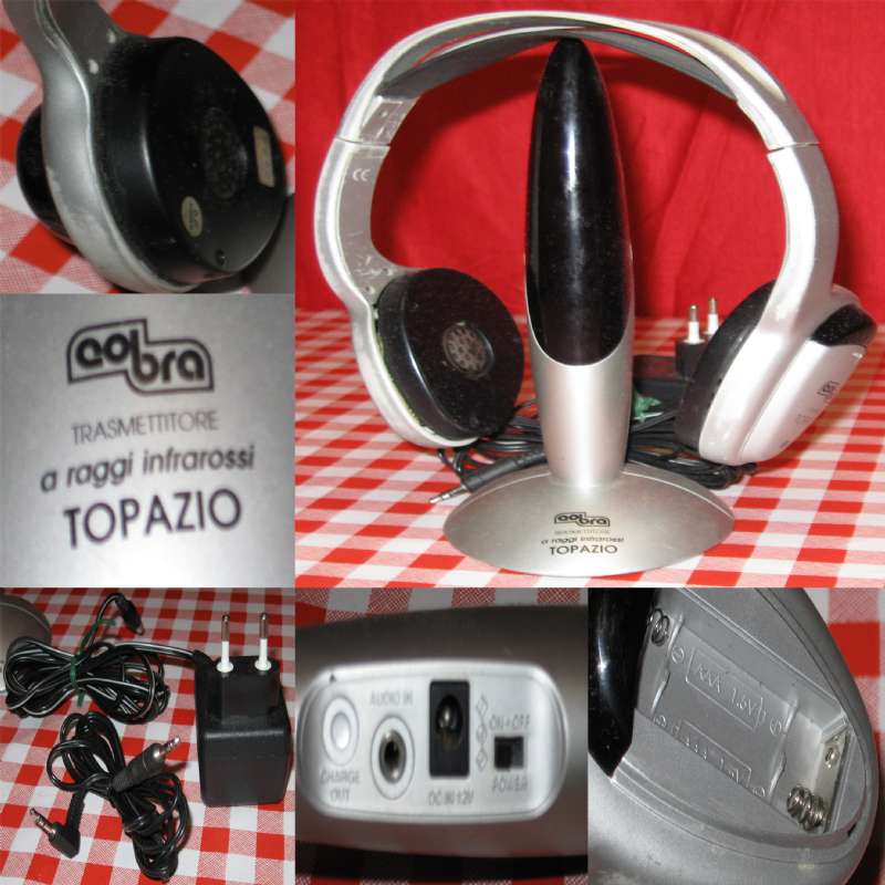 COBRA TOPAZIO CUFFIA INFRAROSSI